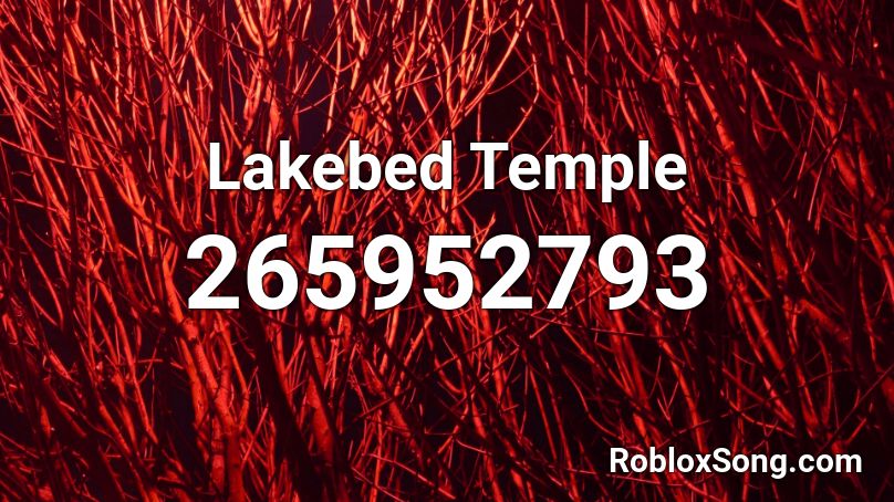 Lakebed Temple Roblox ID