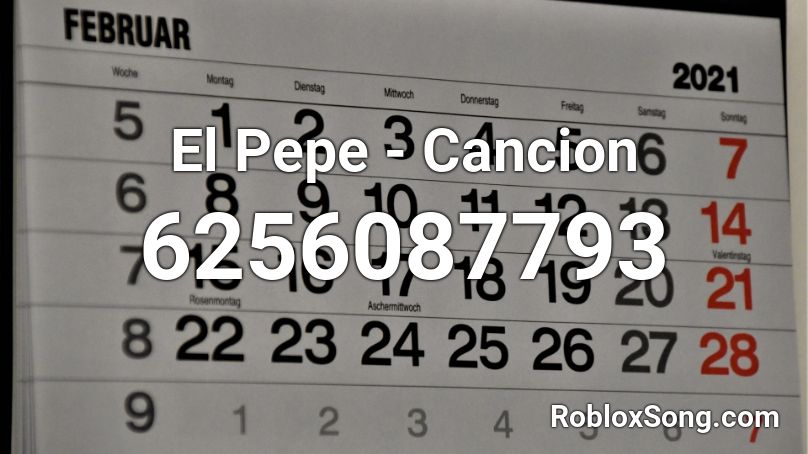 El Pepe -  Cancion Roblox ID