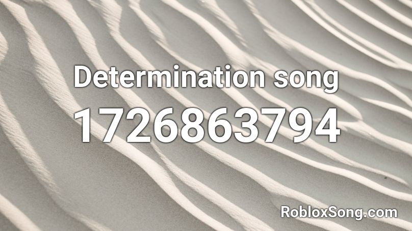 roblox music code determination