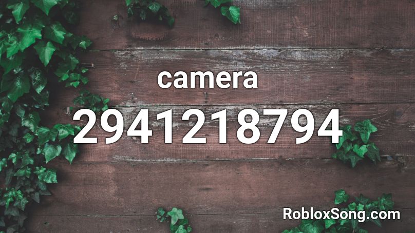 camera Roblox ID