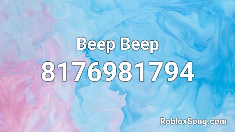 Beep Beep Roblox ID