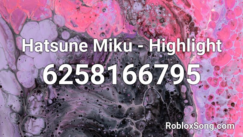 Hatsune Miku - Highlight Roblox ID