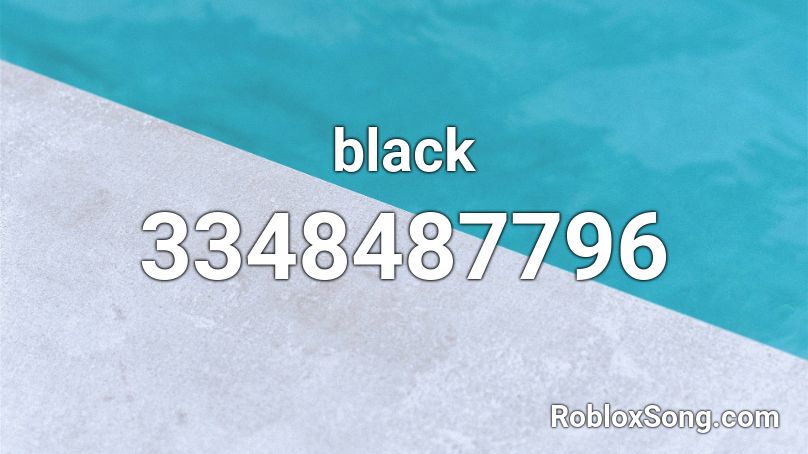 black Roblox ID