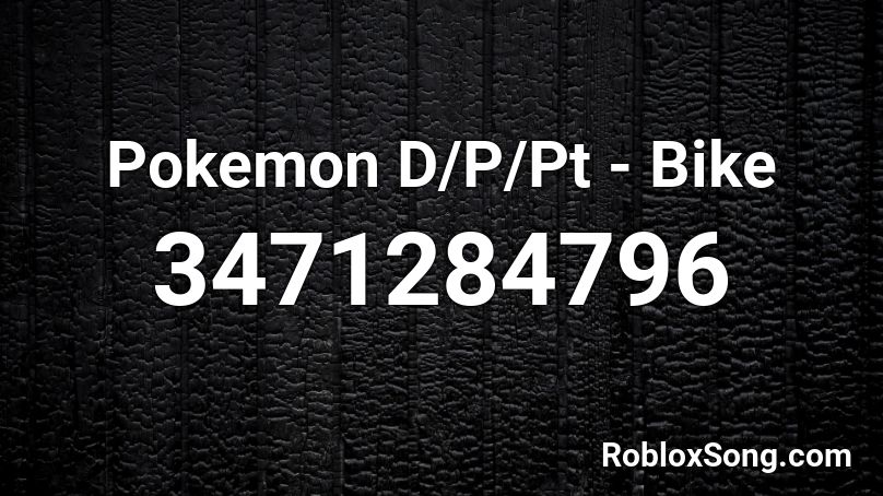 Pokemon D/P/Pt - Bike Roblox ID