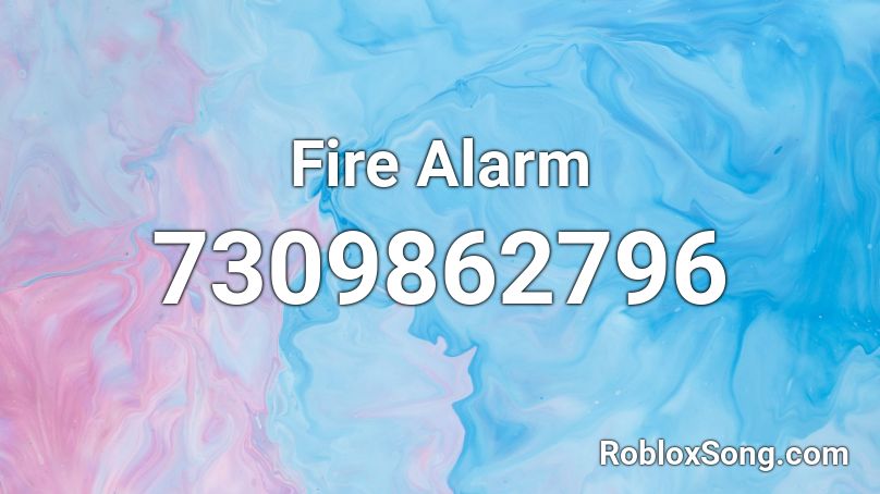 Fire Alarm Roblox ID