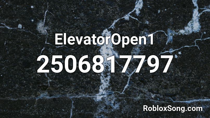 ElevatorOpen1 Roblox ID