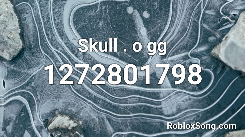 Skull . o gg Roblox ID