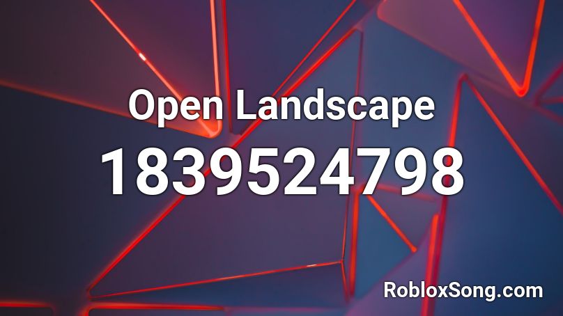 Open Landscape Roblox ID