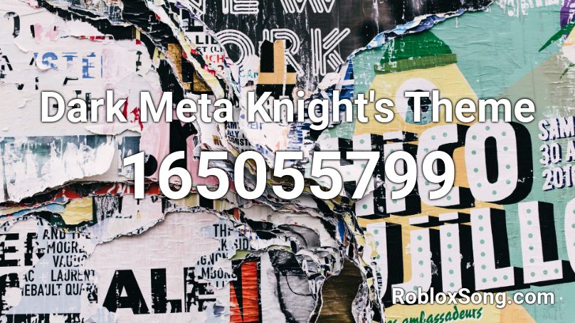 Dark Meta Knight's Theme Roblox ID