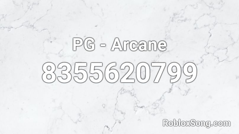 PG - Arcane Roblox ID