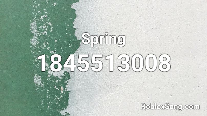 Spring Roblox ID