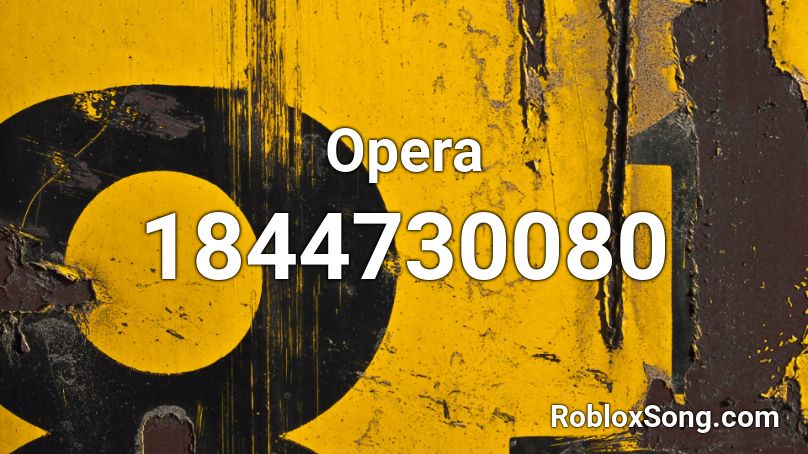 Opera Roblox ID