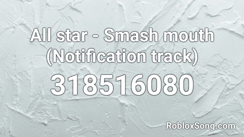 roblox song id for all star
