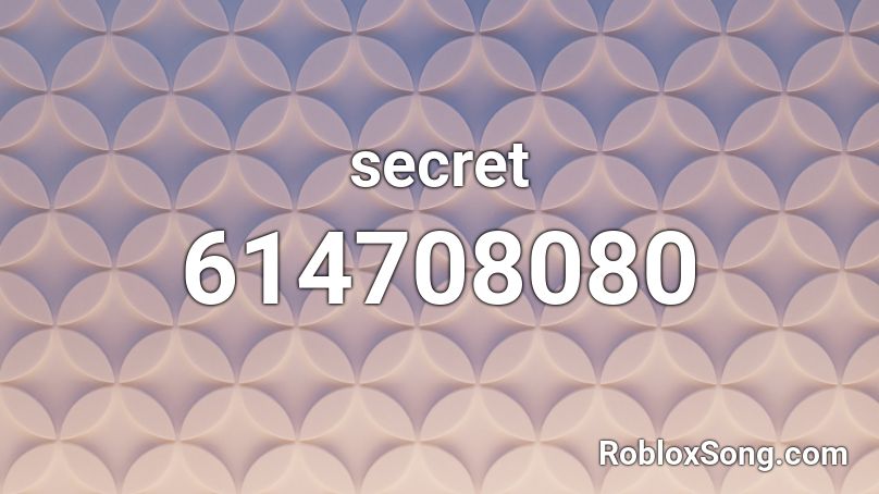 secret Roblox ID