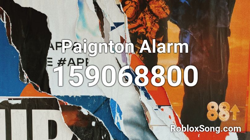 Paignton Alarm Roblox ID