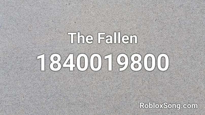 The Fallen Roblox ID