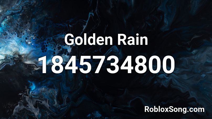 Golden Rain Roblox ID