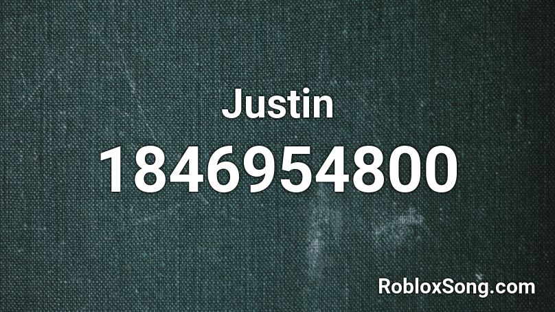 Justin Roblox ID