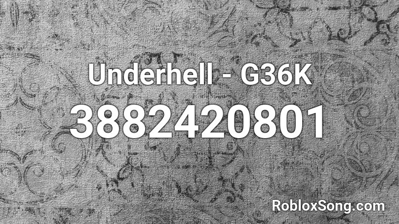 Underhell - G36K Roblox ID