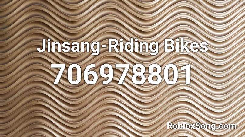 Jinsang-Riding Bikes Roblox ID