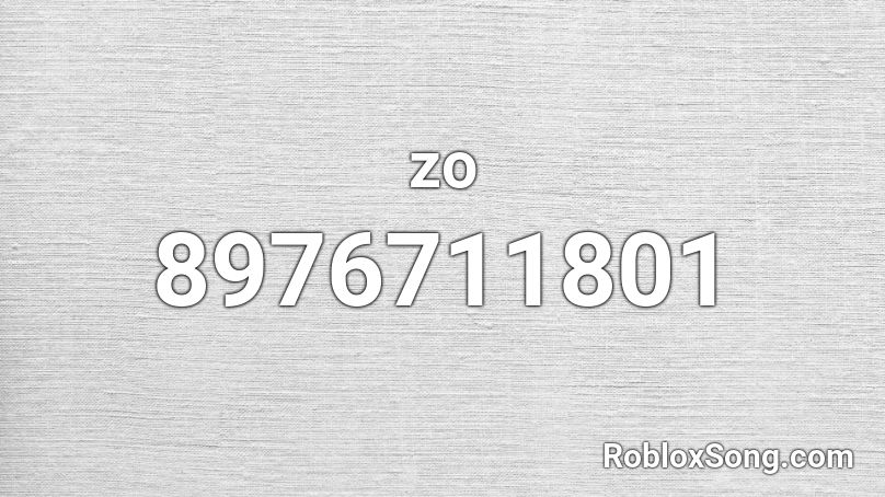 zo Roblox ID