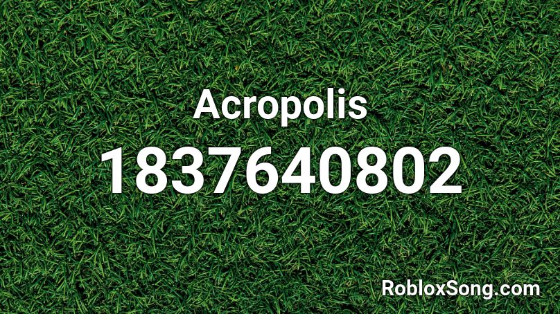 Acropolis Roblox ID