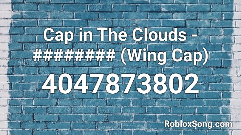 Cap in The Clouds - ######## (Wing Cap) Roblox ID