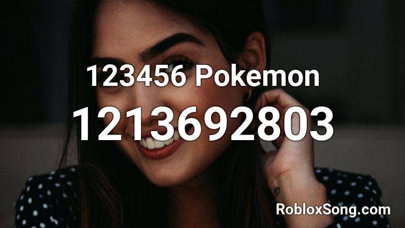  123456 Pokemon Roblox ID