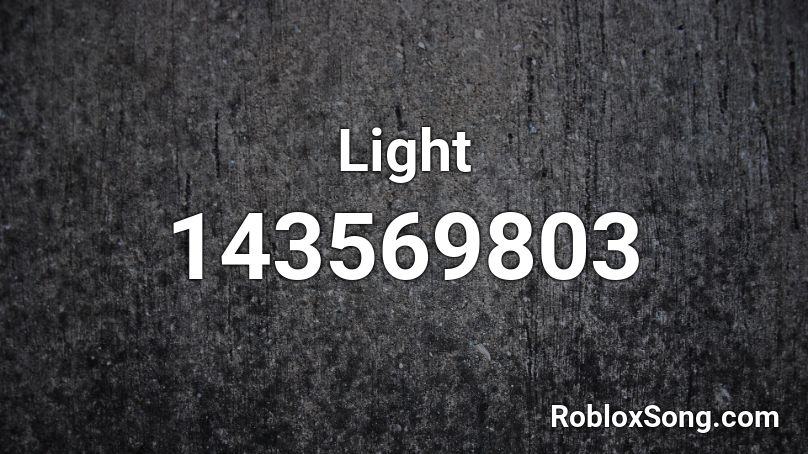 Light Roblox ID