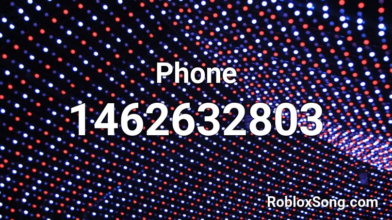 Phone Roblox ID