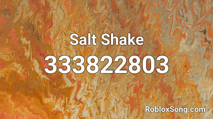 Salt Shake Roblox ID