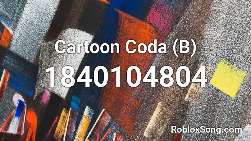 Cartoon Coda (B) Roblox ID