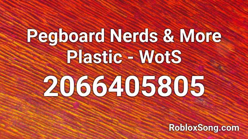 Pegboard Nerds & More Plastic - WotS Roblox ID