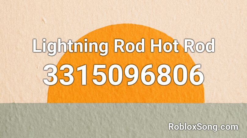 Lightning Rod Hot Rod Roblox ID