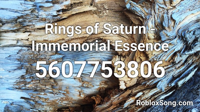 Rings of Saturn - Immemorial Essence Roblox ID