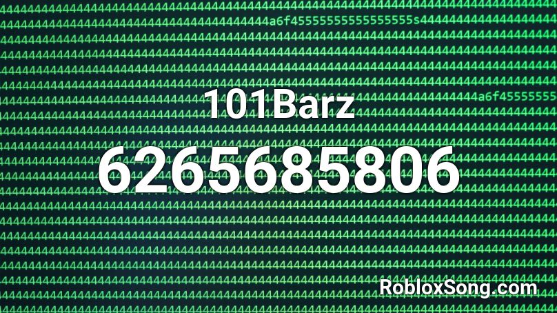 101Barz Roblox ID