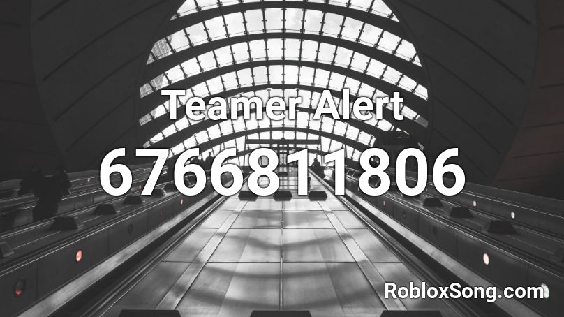 Teamer Alert Roblox ID