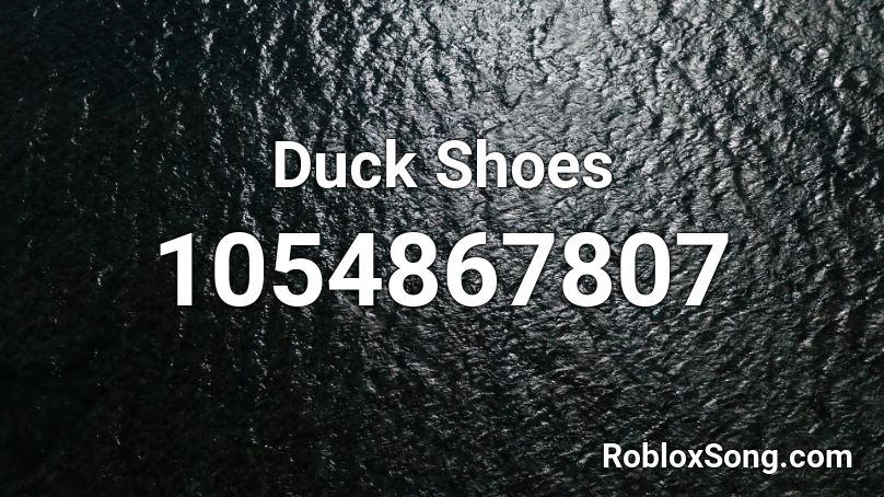 Duck Shoes Roblox ID
