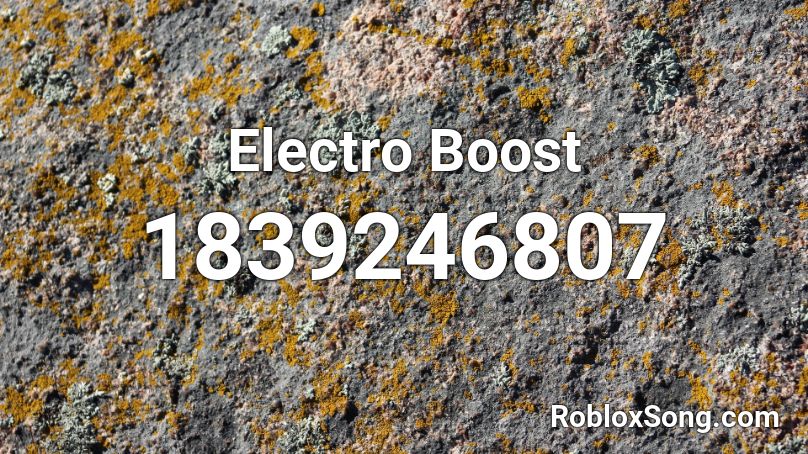 Electro Boost Roblox ID