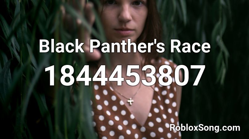 Black Panther's Race Roblox ID