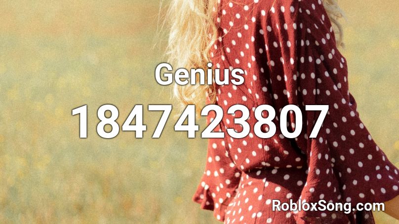 Genius Roblox ID