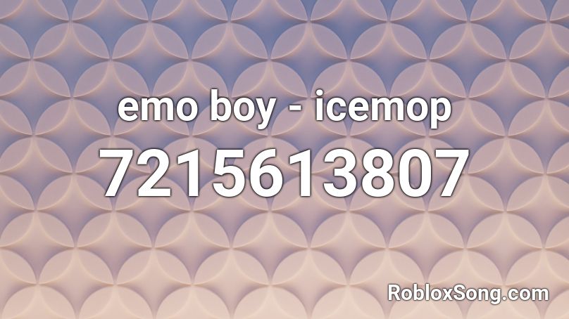 emo boy - icemop Roblox ID