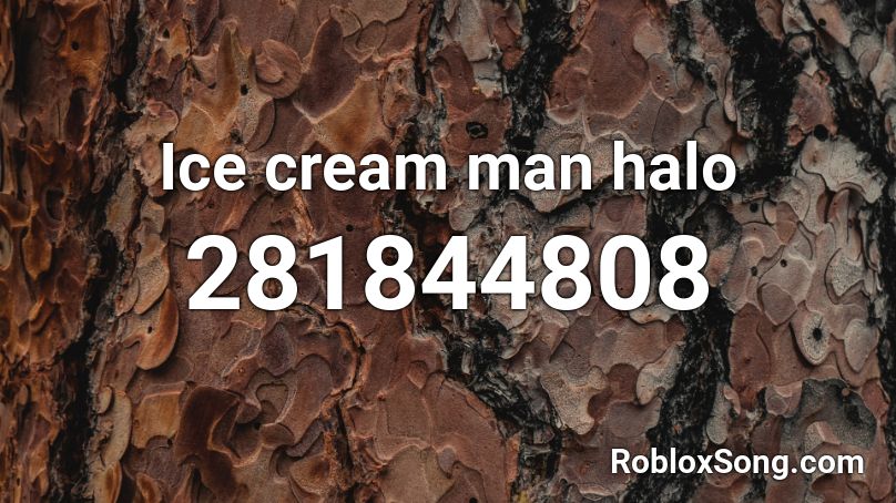 Ice cream man halo Roblox ID