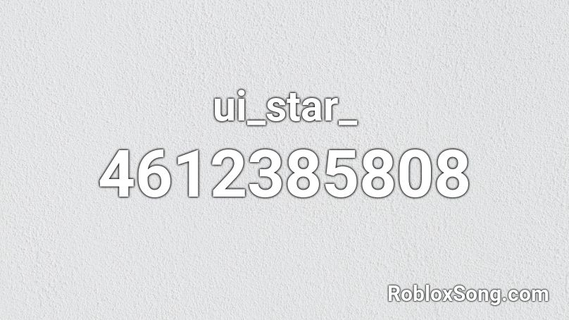 ui_star_ Roblox ID