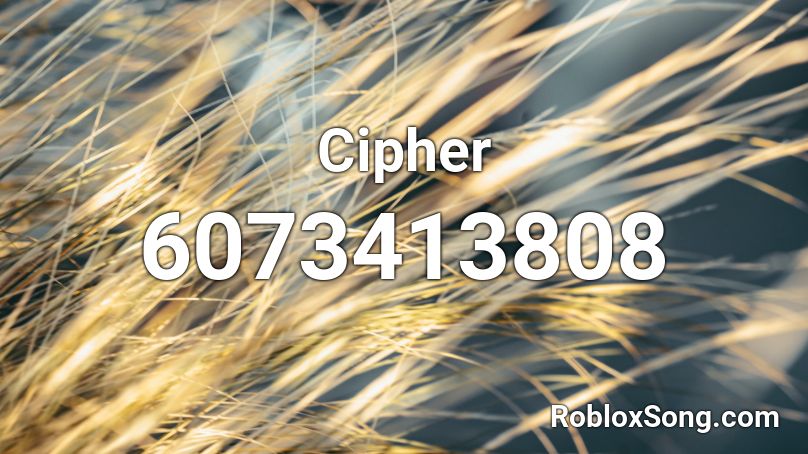 Cipher Roblox ID