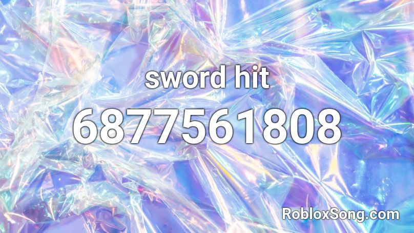 sword hit Roblox ID