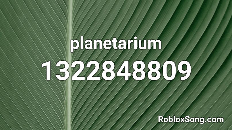 planetarium Roblox ID