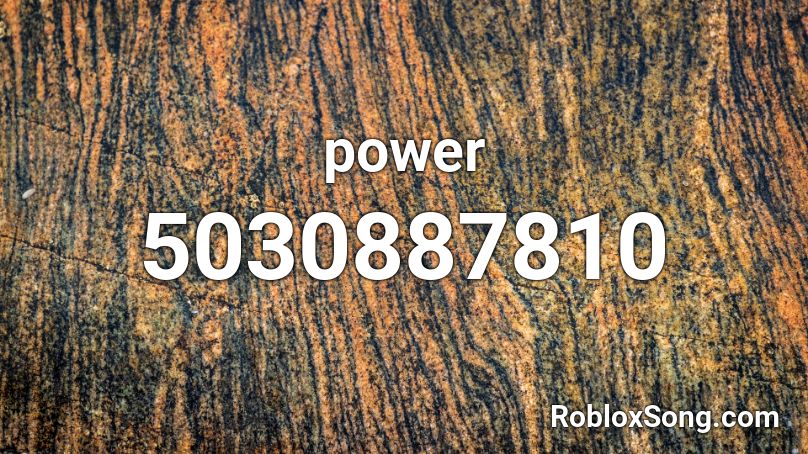 power Roblox ID