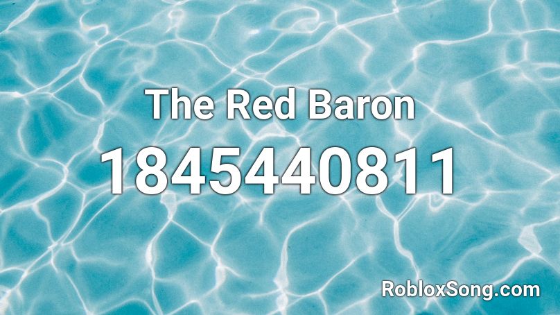 The Red Baron Roblox ID