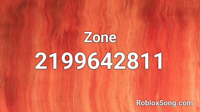 Zone Roblox ID